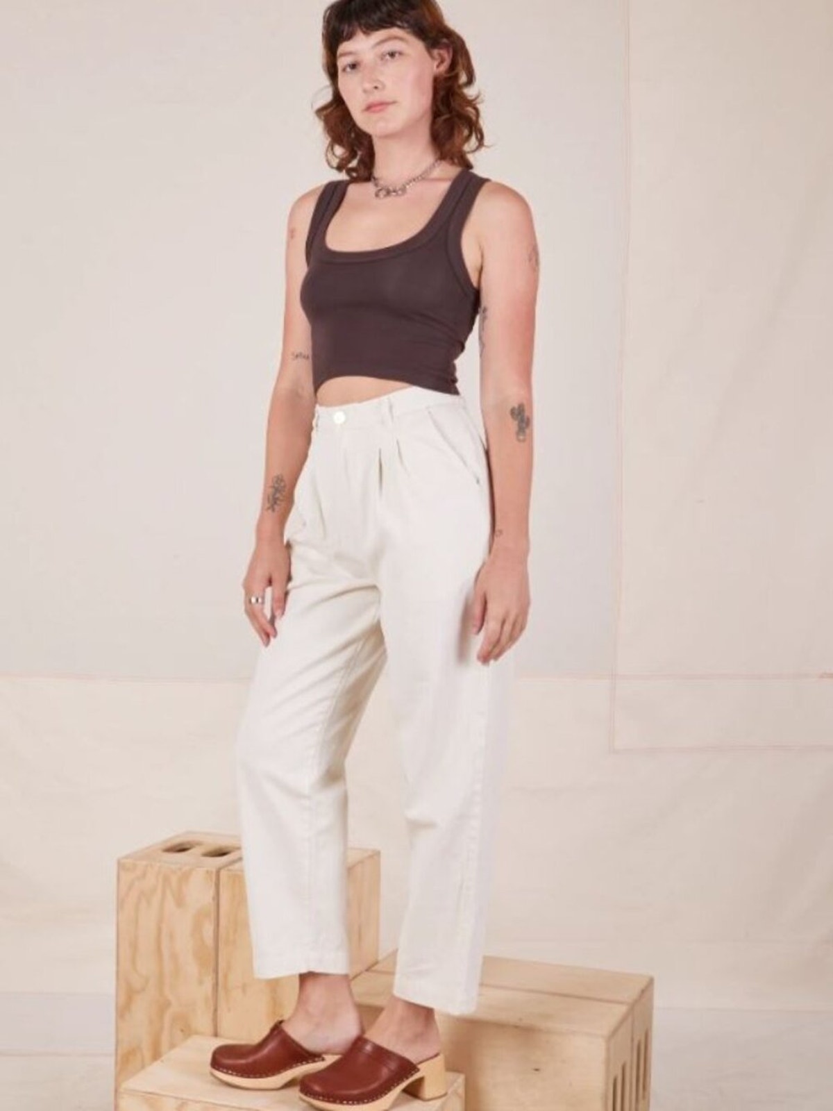 Big Bud Press Trousers Pants - Vintage Tee White Sz Xxs